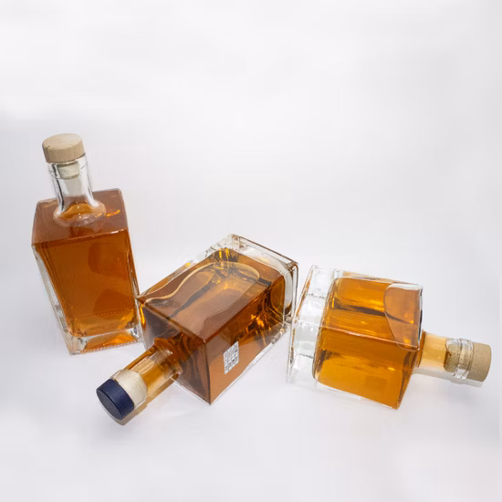 Super Flint 700 мл 750 мл 1000 мл Водка Джин Ром Виски Бренди Кислородная стеклянная бутылка для ликера